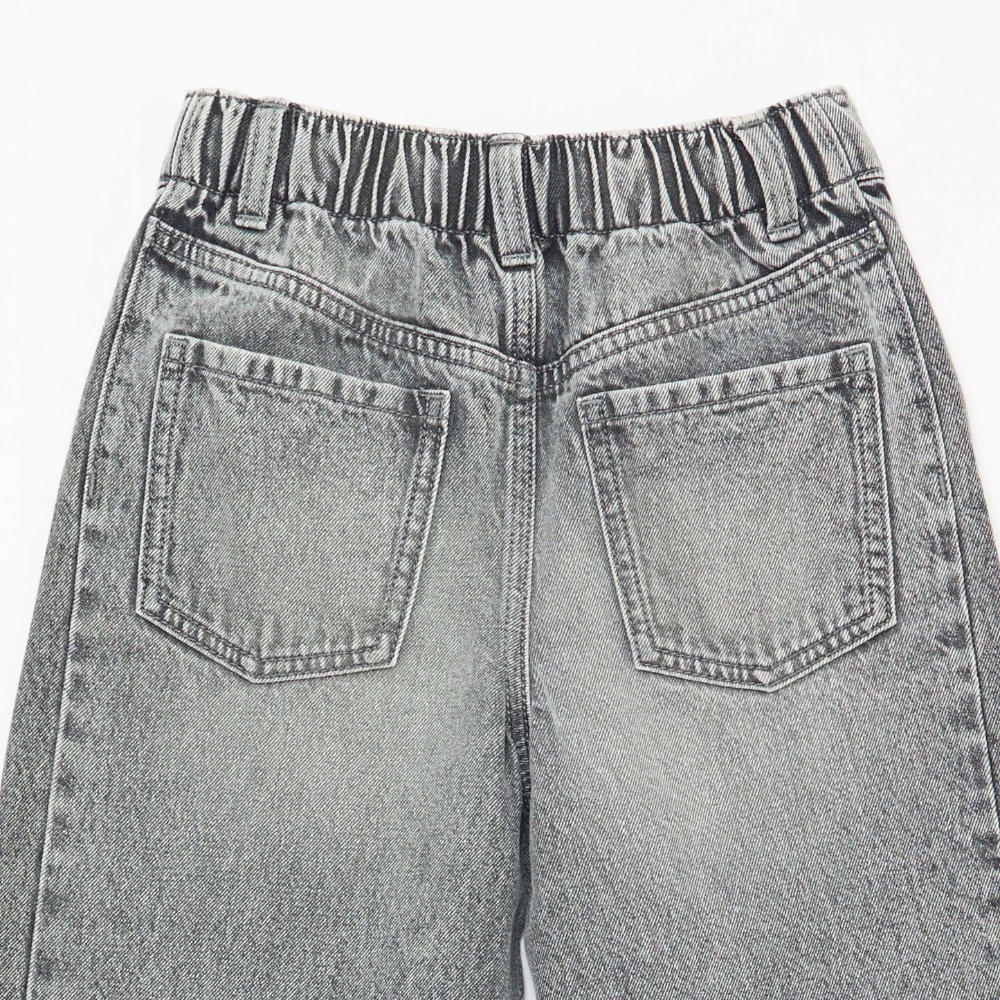 Wide Leg Two-Tone Trousers GREY