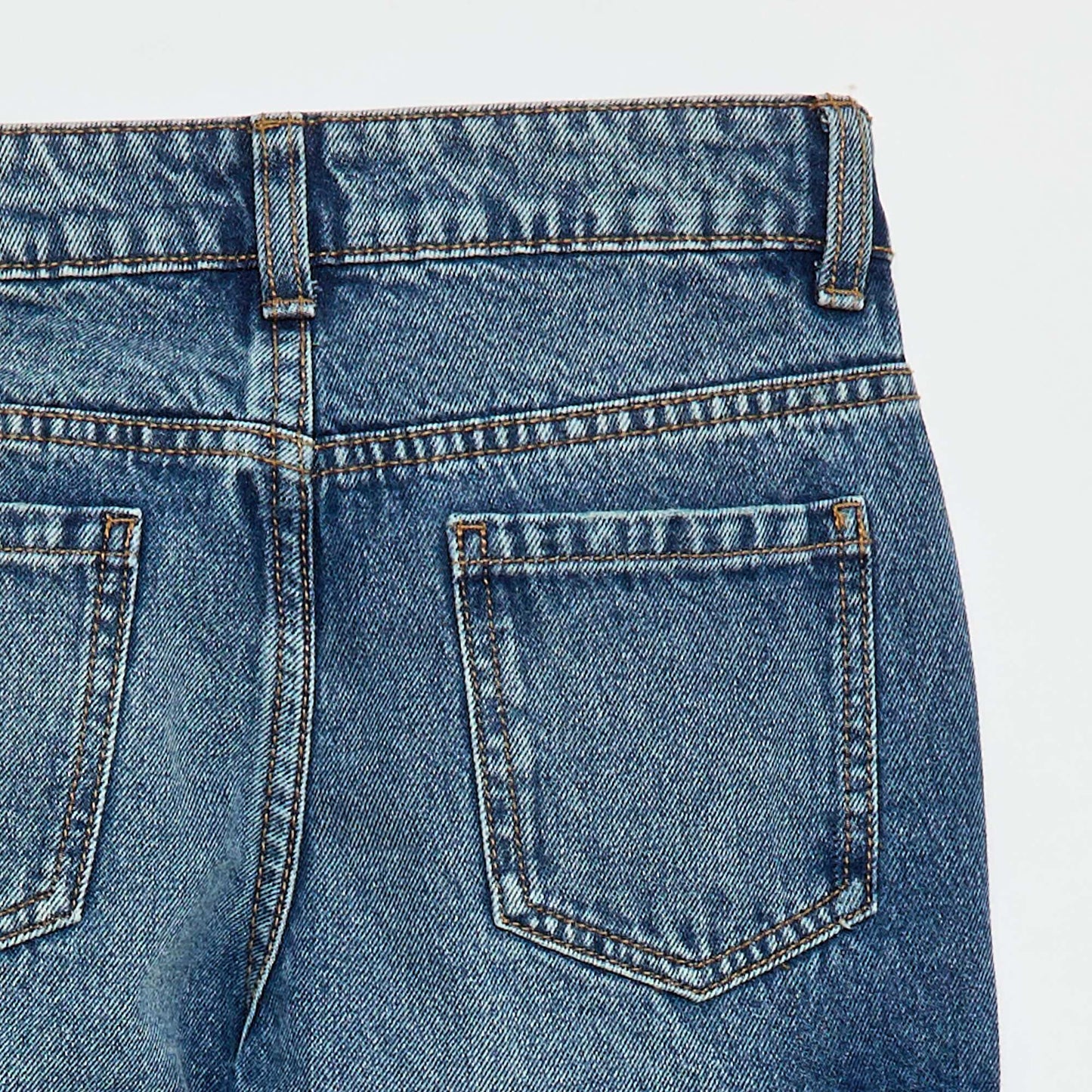 Multi-Pocket Denim Trousers BLUE