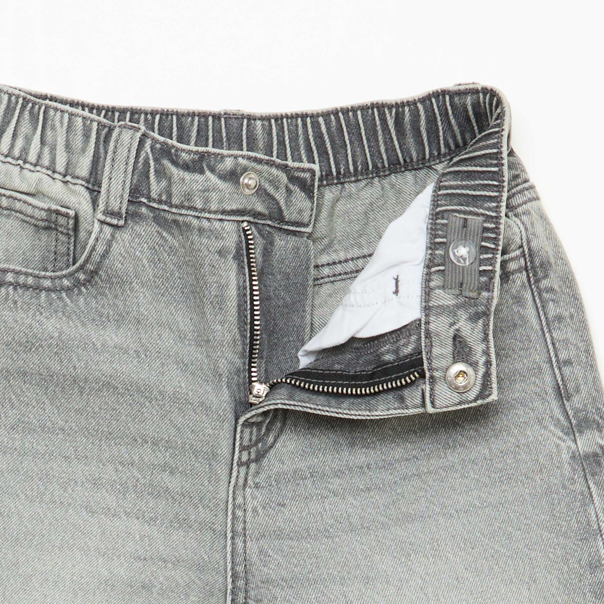 Comfort Fit Denim Jeans GREY