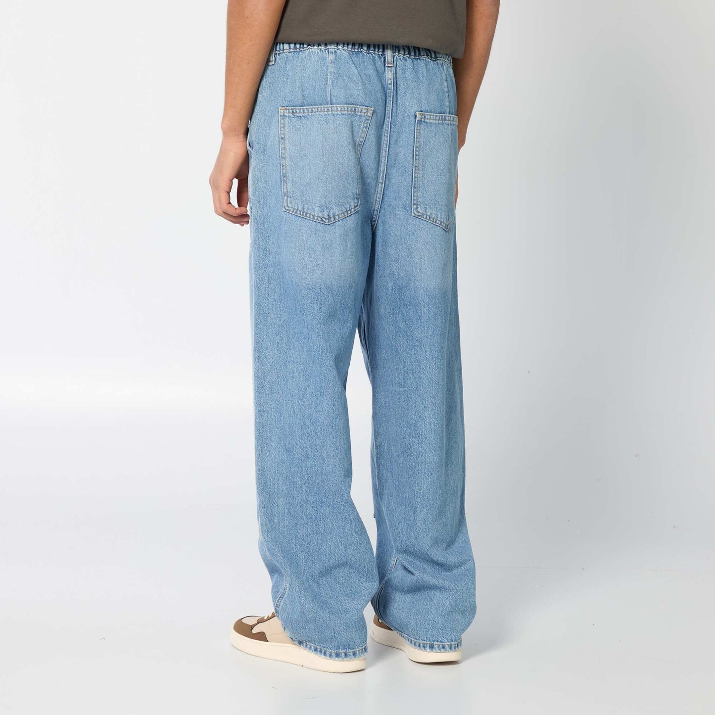 Baggy Fit Denim Pants BLUE