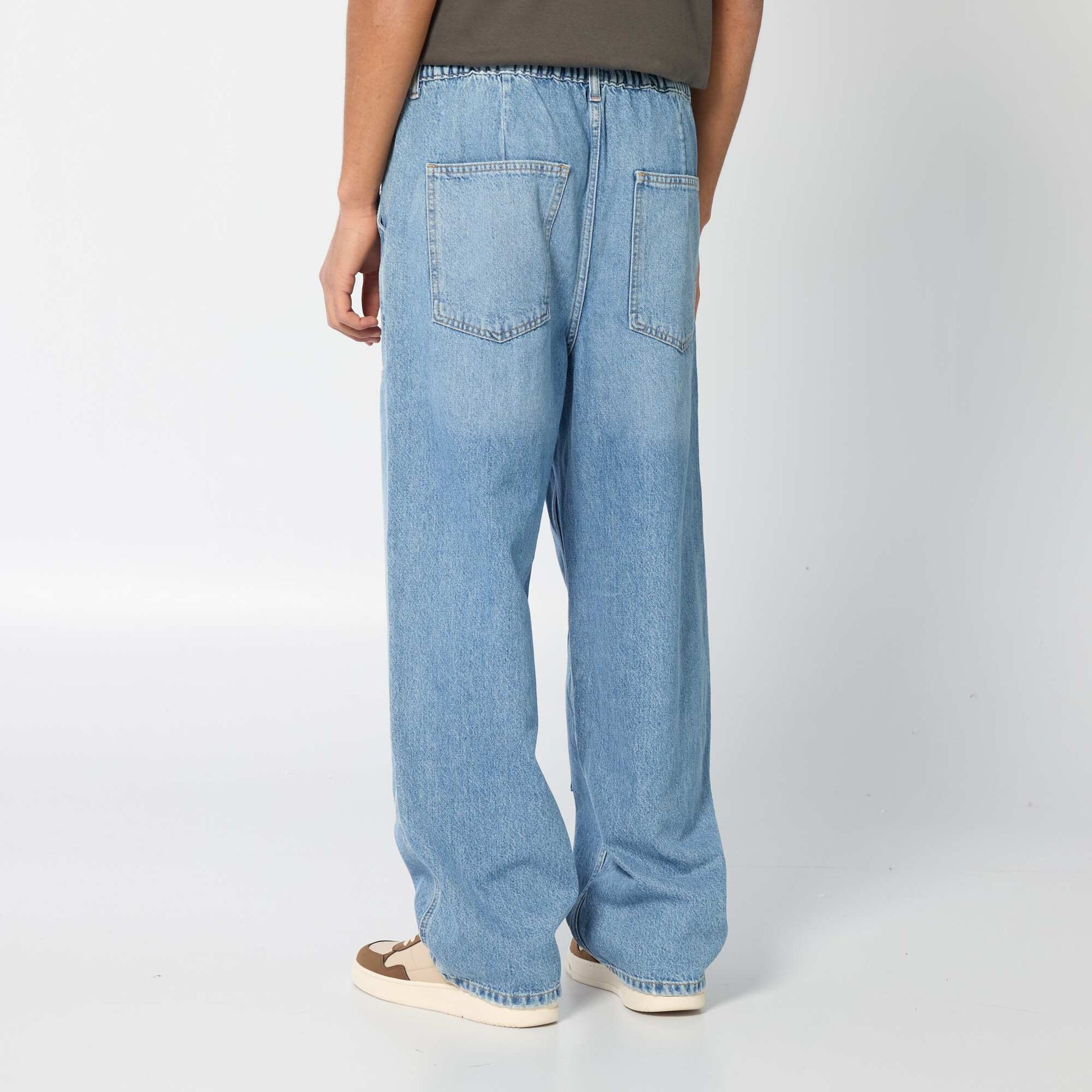 Baggy Fit Denim Pants BLUE