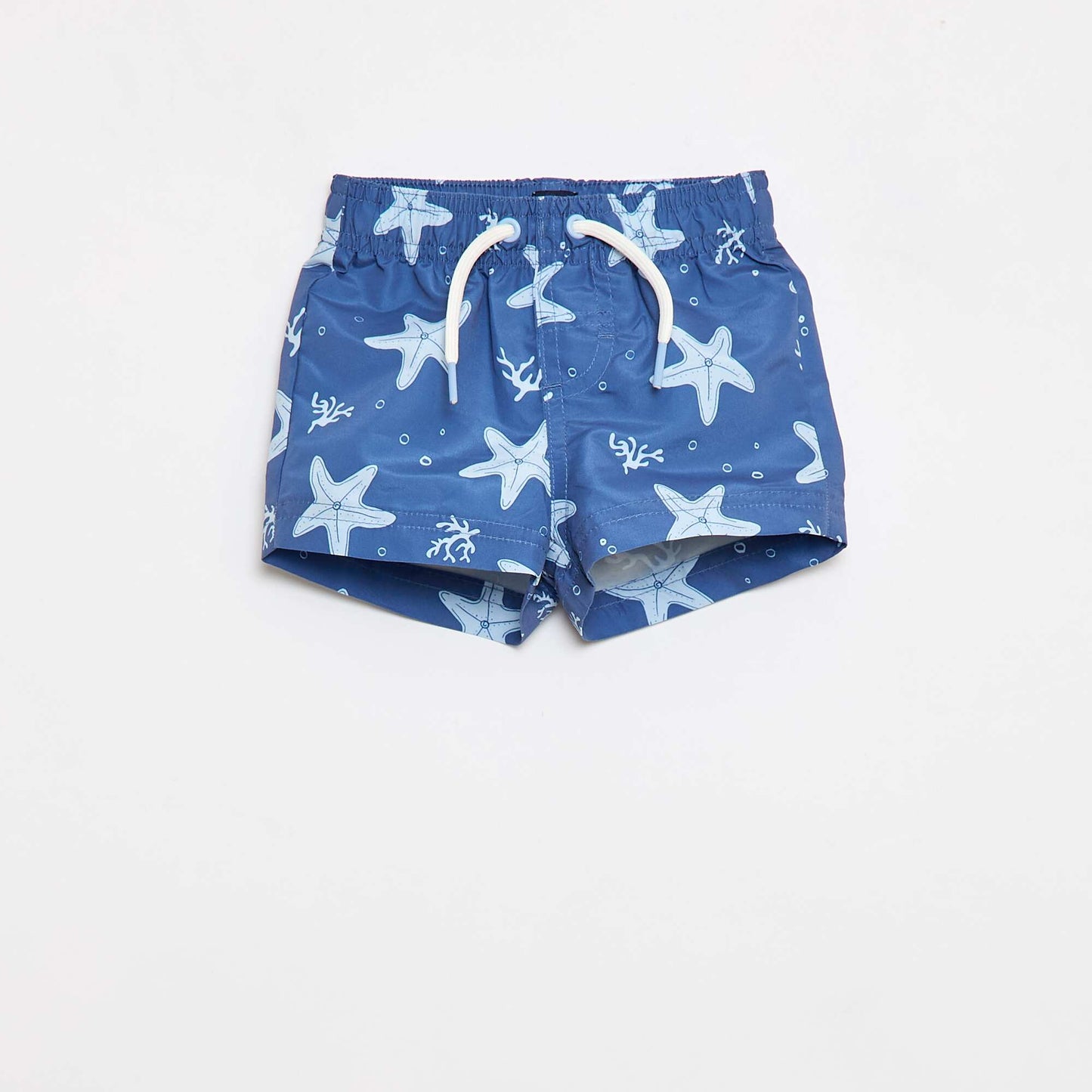 Patterned Swim Shorts BLUE