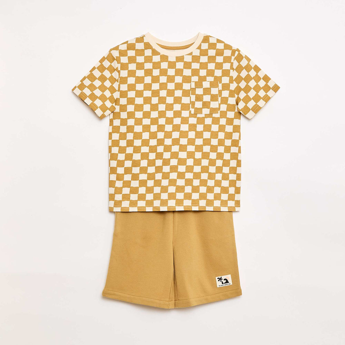 T-shirt + Shorts Set - 2 pieces YELLOW