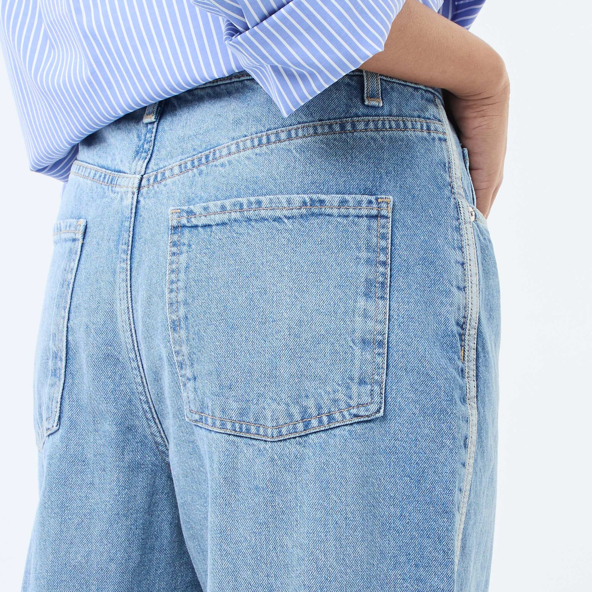 Low-Rise Baggy Jeans BLUE
