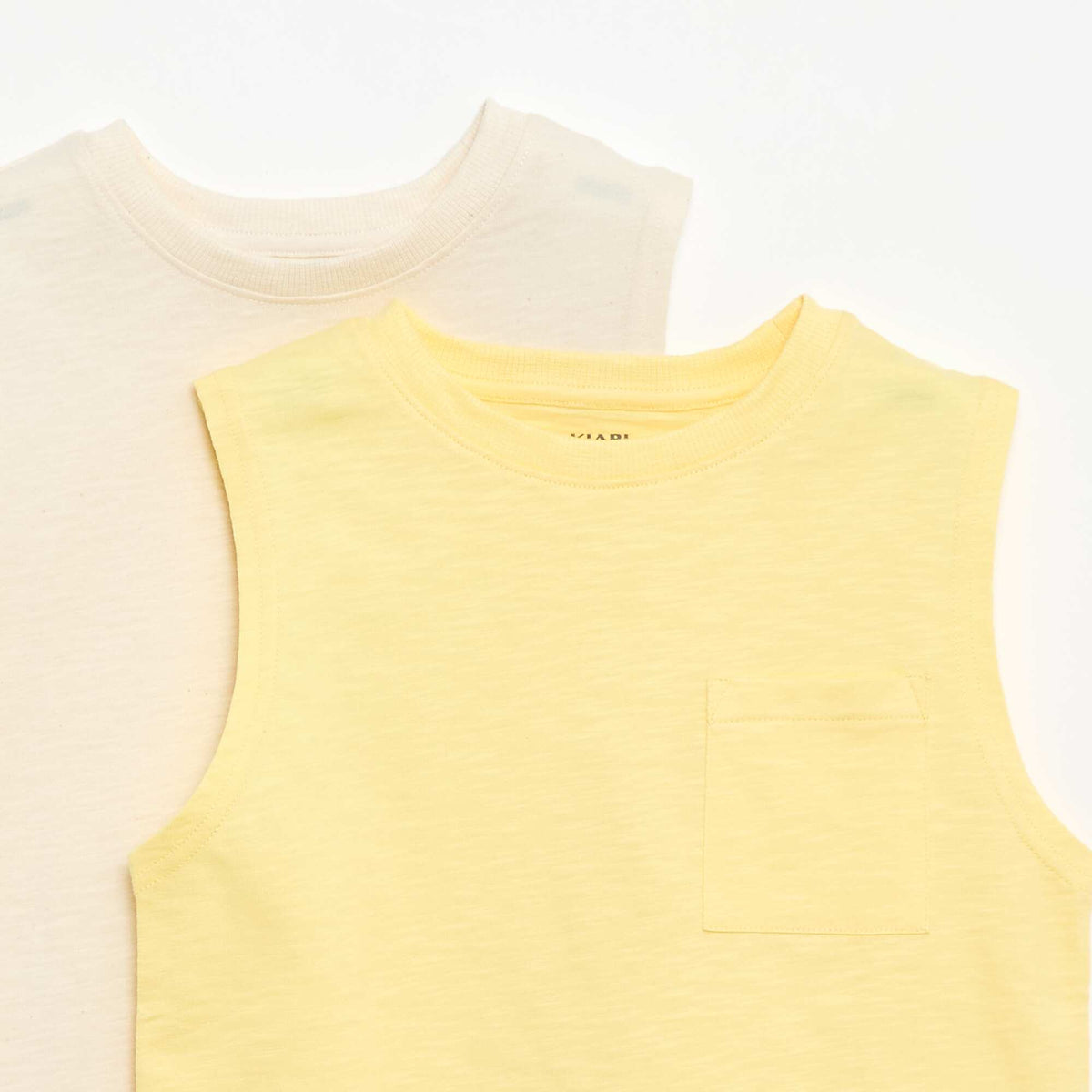 2-Pack Tank Tops with Chest Pocket YELLOW