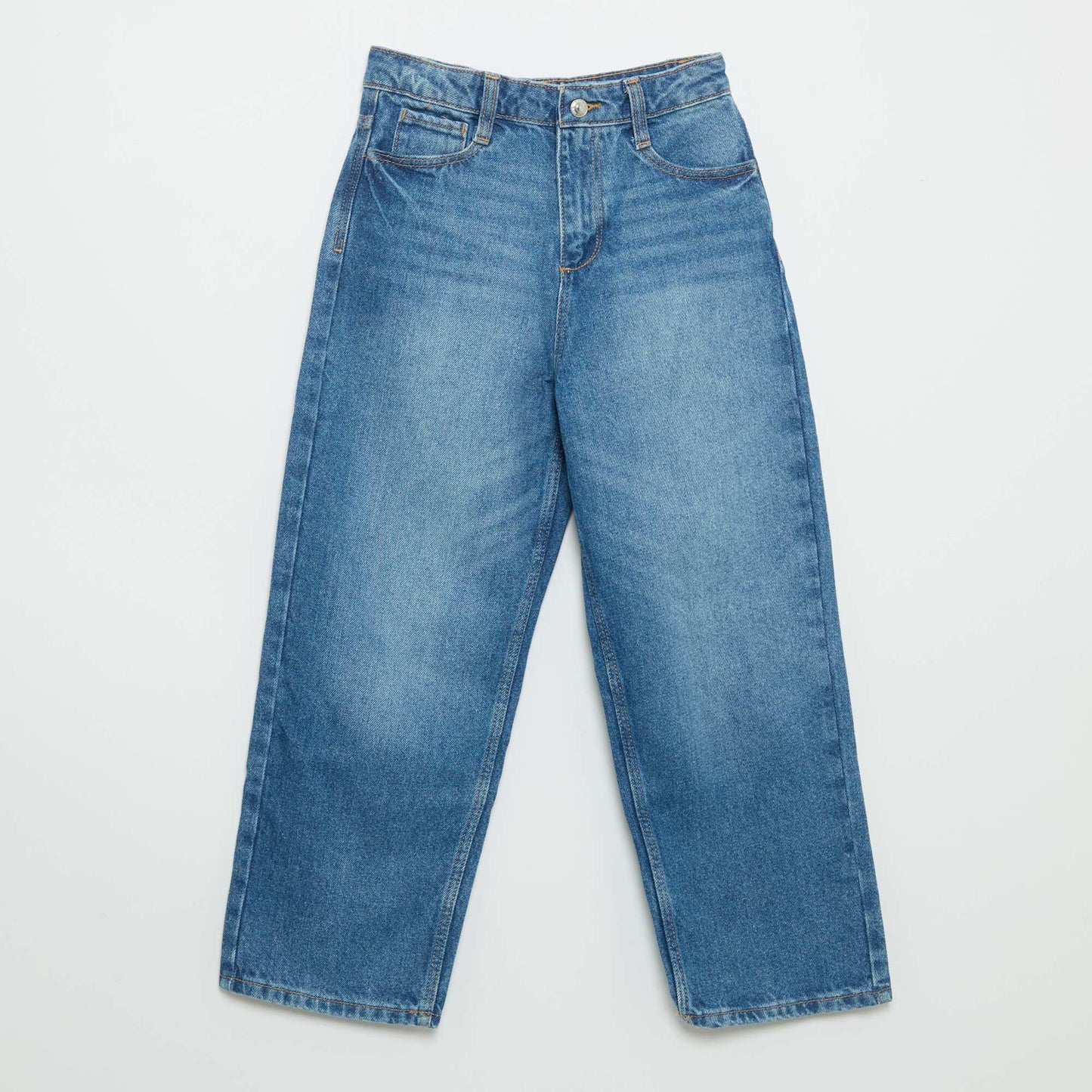 Baggy Fit Denim Trousers BLUE