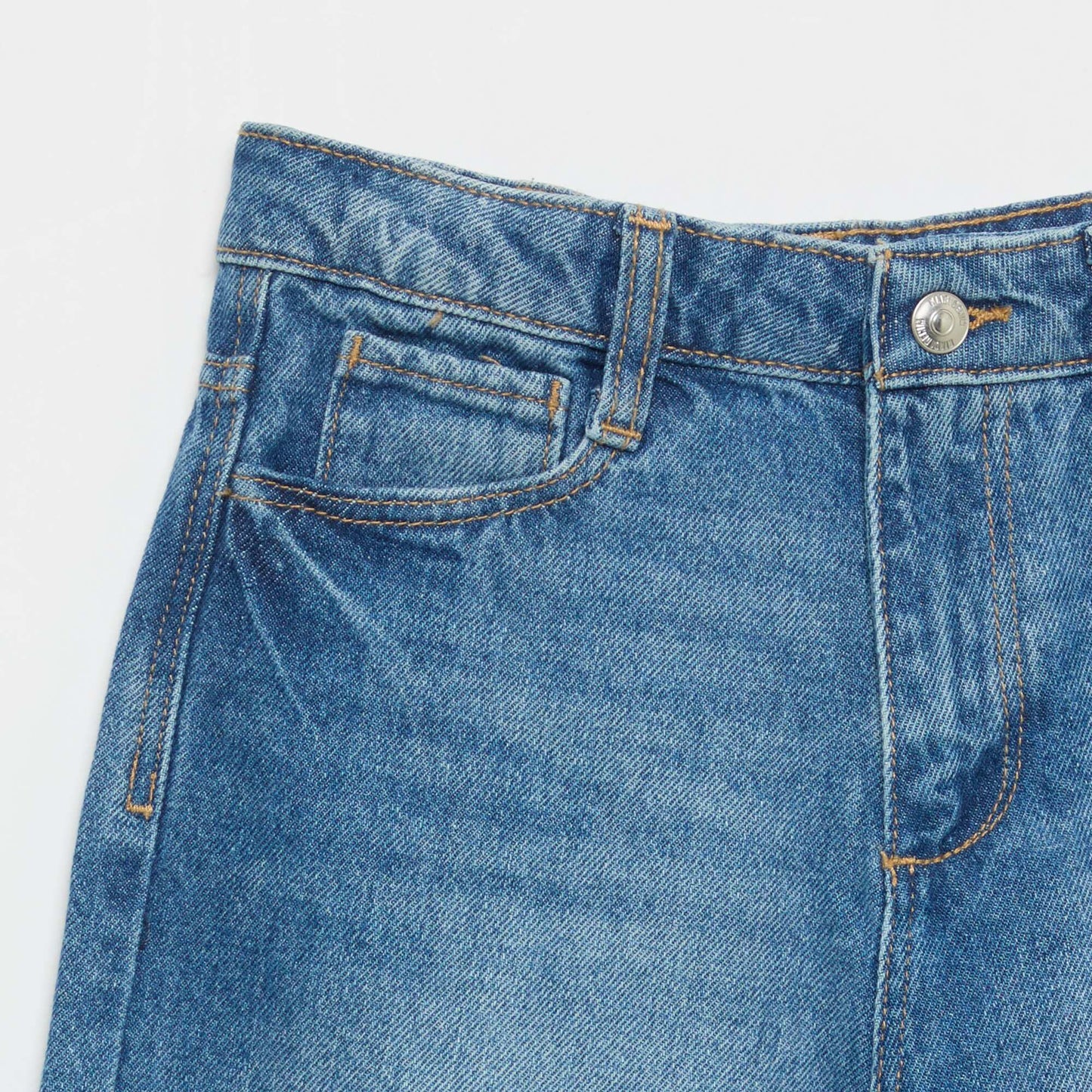 Baggy Fit Denim Trousers BLUE