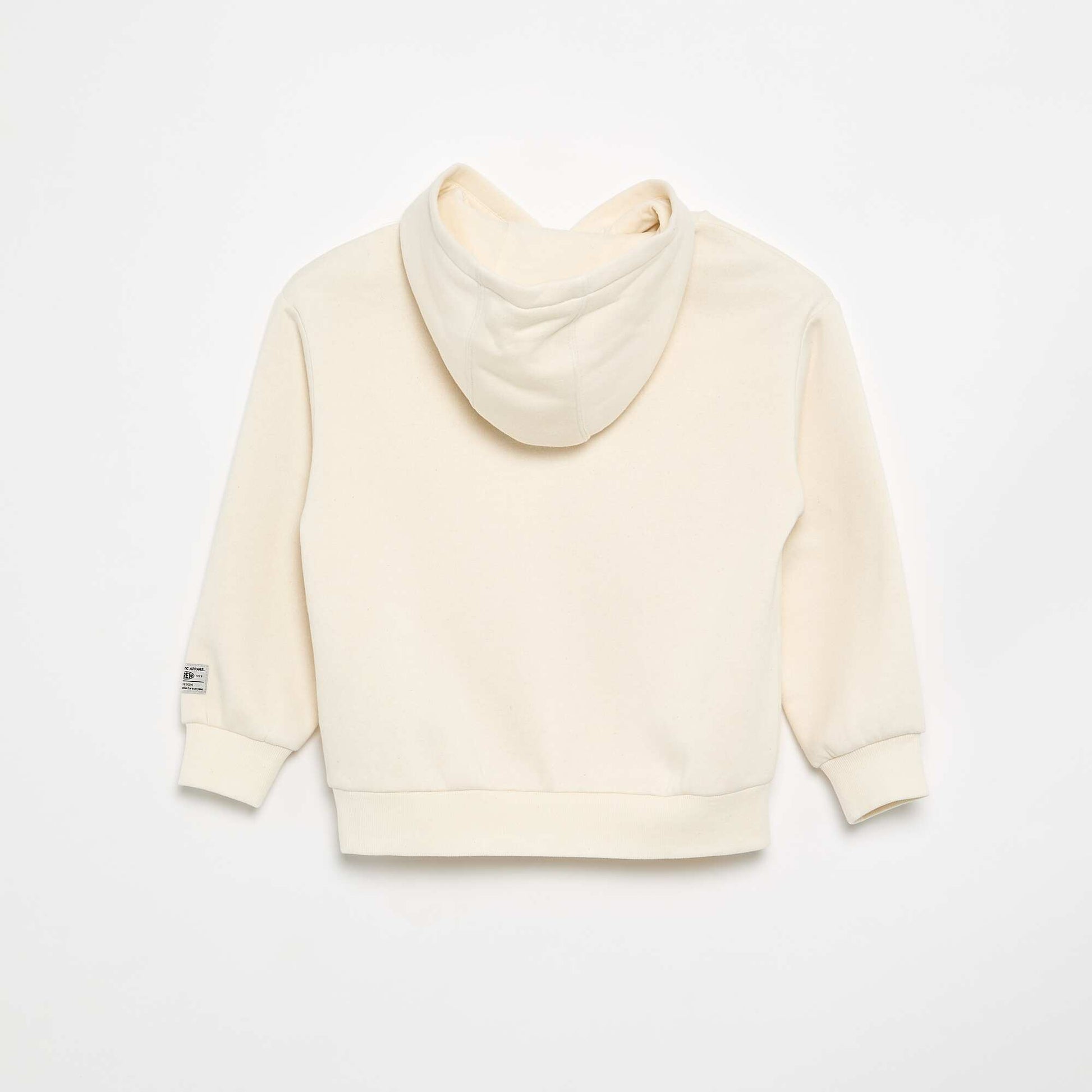 Printed hooded sweatshirt WHITE