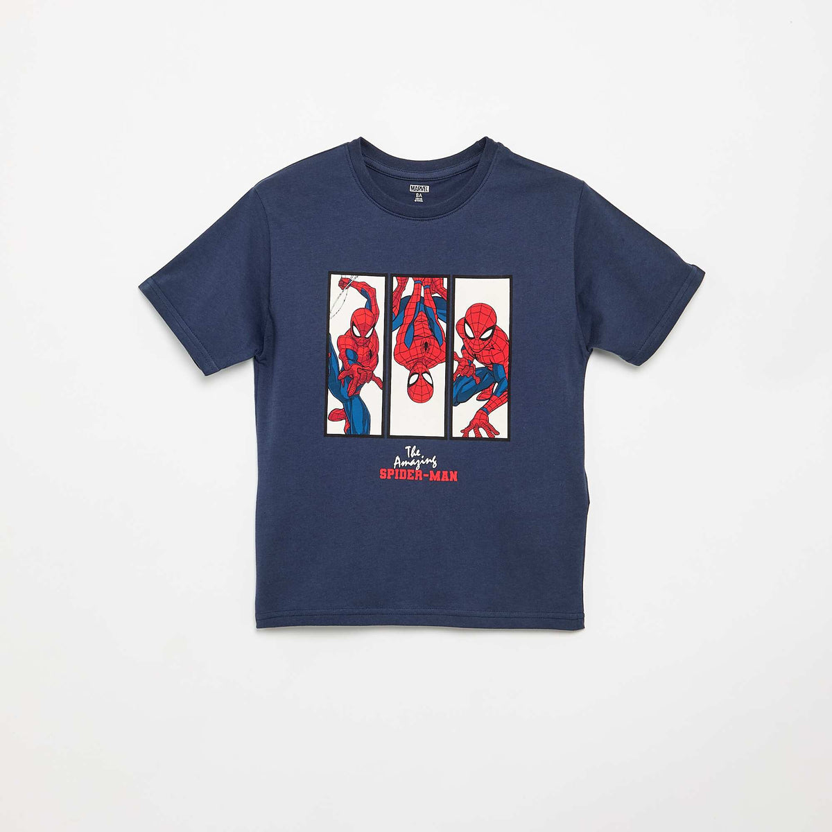 Spider-Man \'Marvel\' Short-Sleeved T-Shirt BLUE