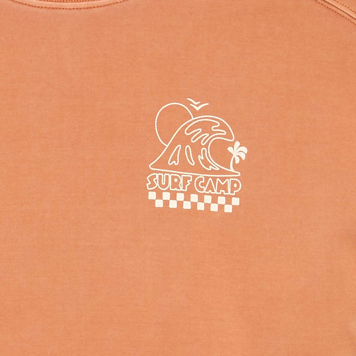 Oversized Printed T-shirt ORANGE