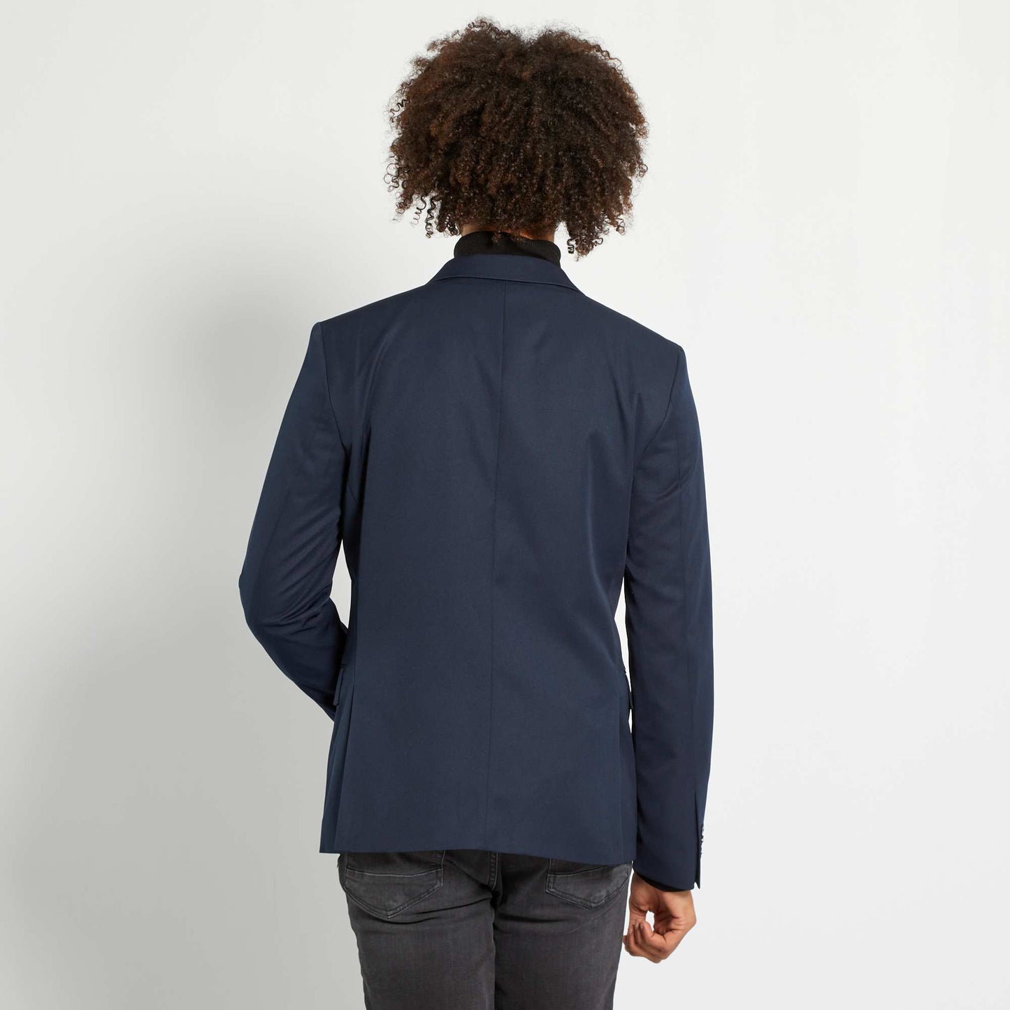 Tailored suit jacket navy