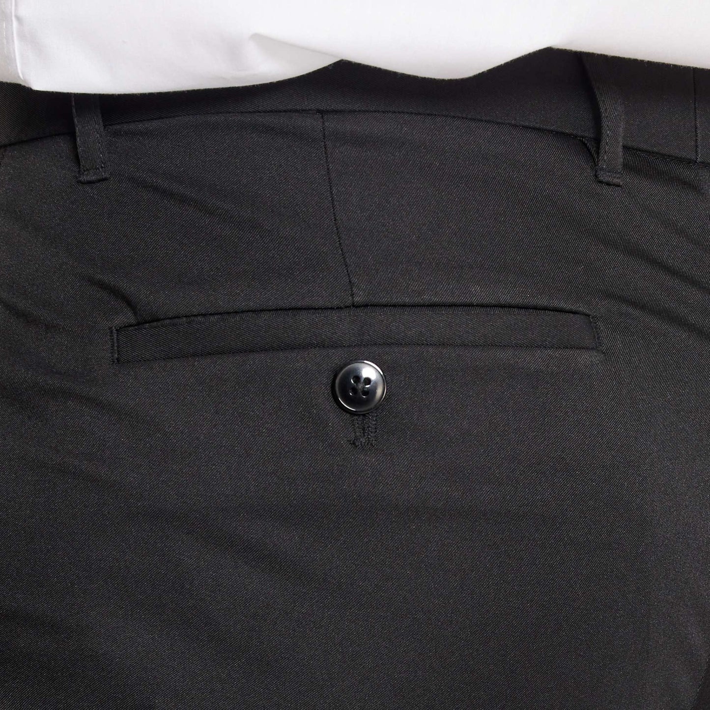 Straight-cut suit trousers black