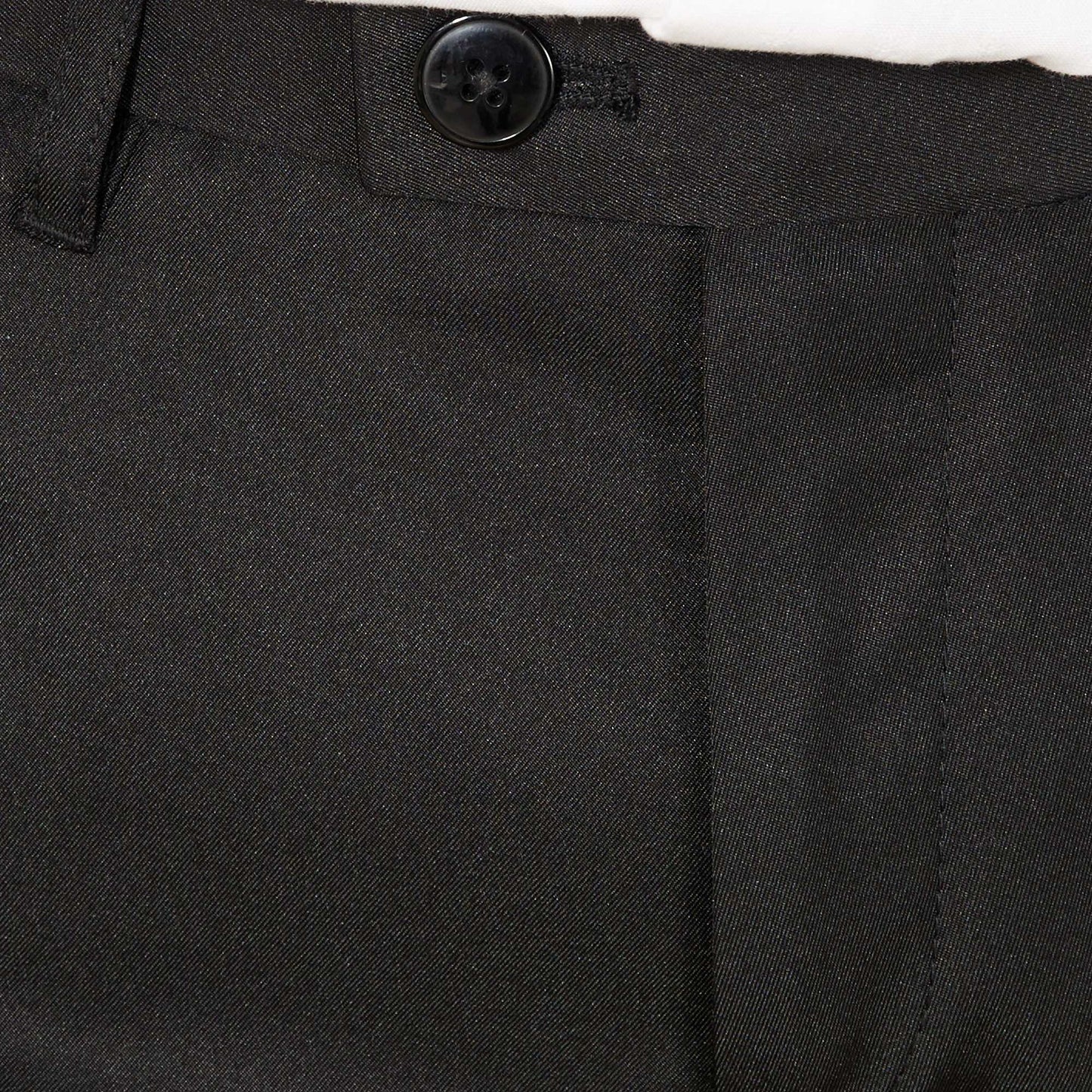 Straight-cut suit trousers black