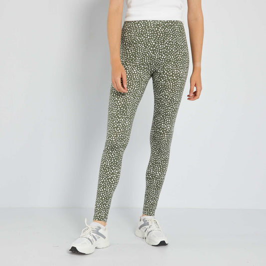 Sports leggings KHAKI