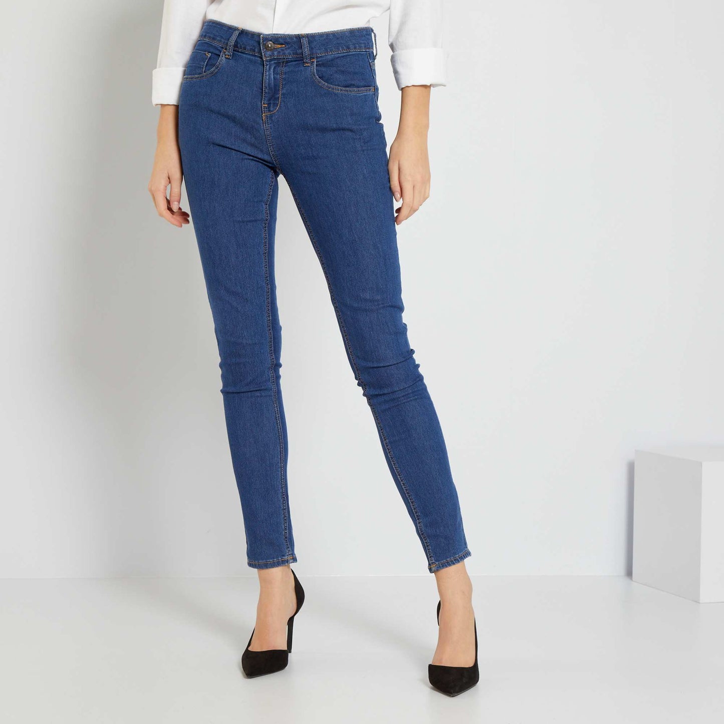 Stretch skinny jeans stone