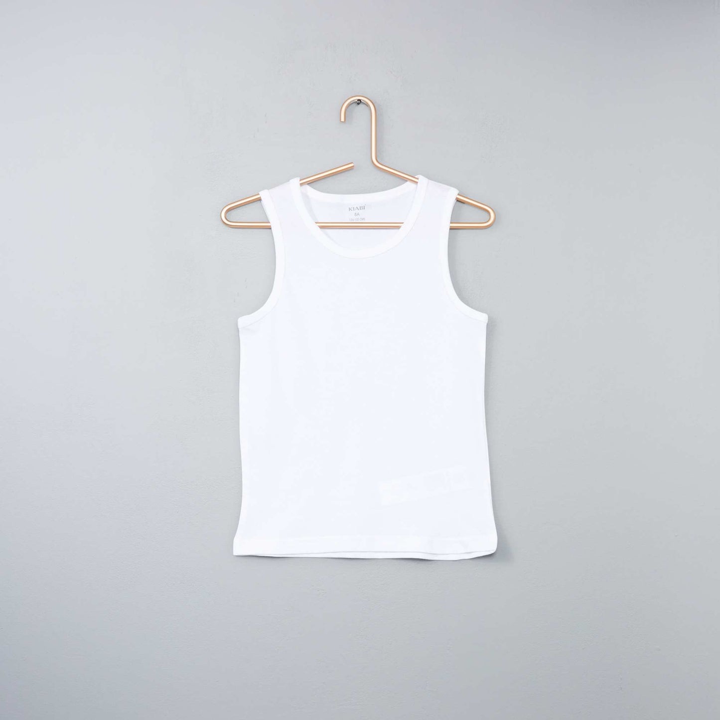 Pack of 3 cotton vest tops White