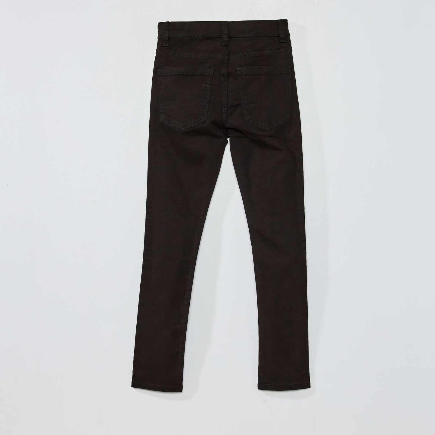 Skinny trousers with five pockets black