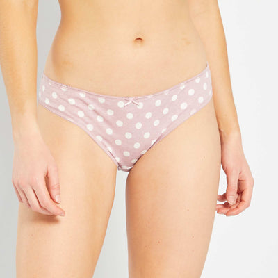 Pack of 3 briefs PURPLE