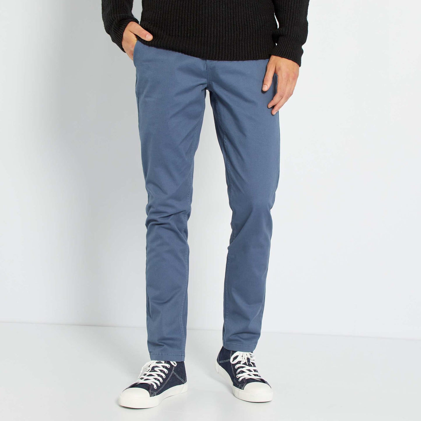 Slim-fit chinos BLUE