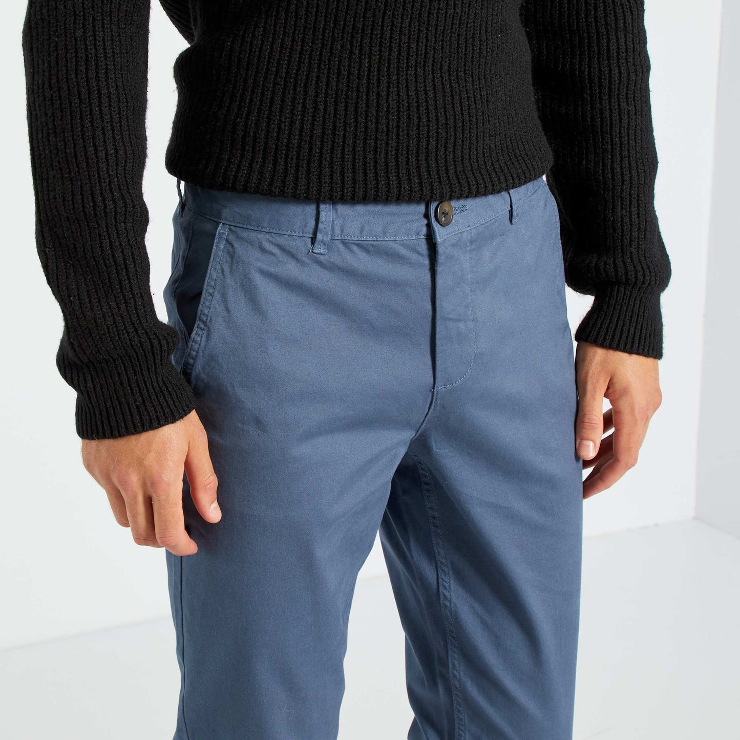 Slim-fit chinos BLUE