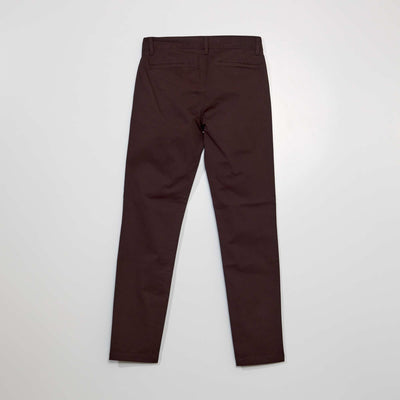 Slim-fit chinos RED