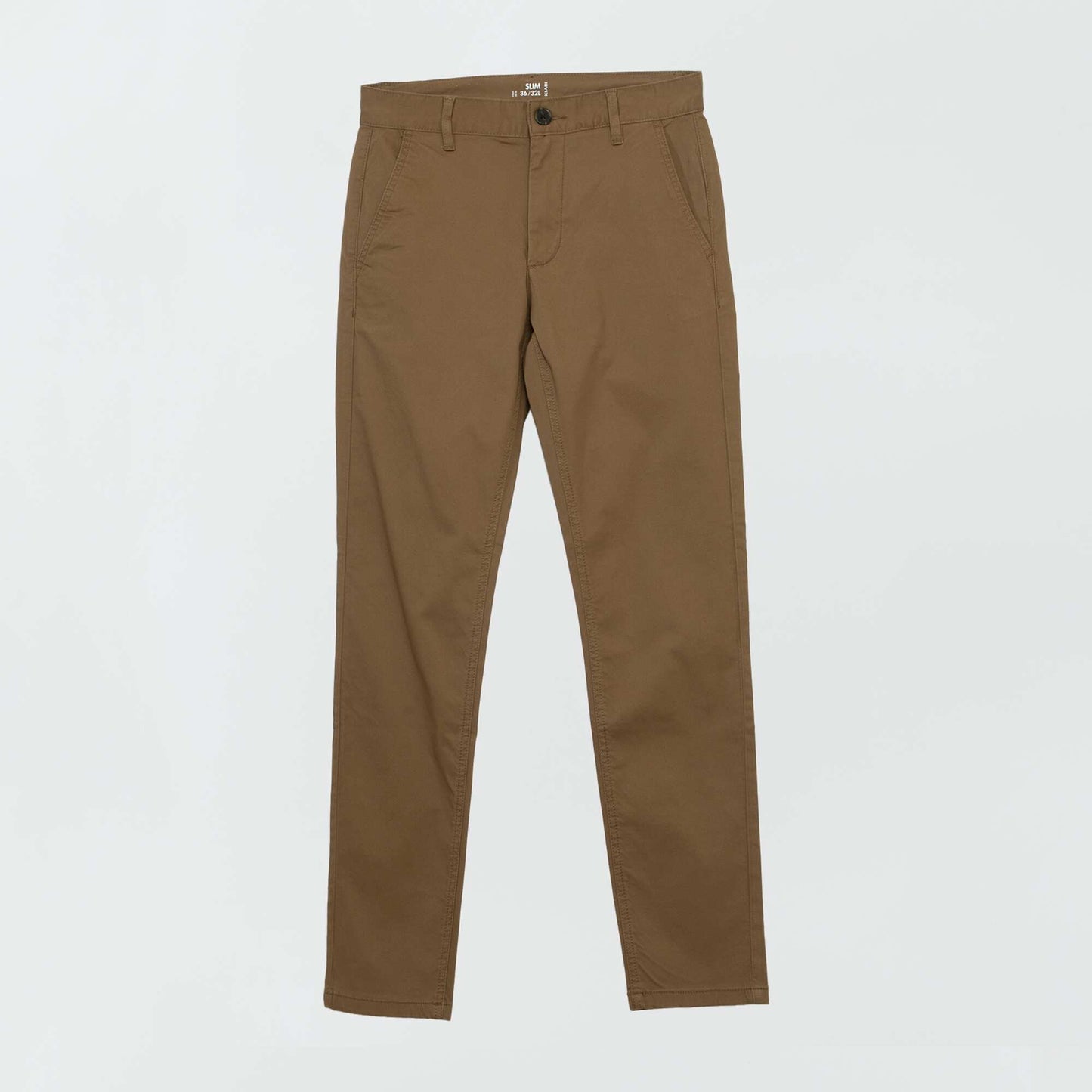 Slim-fit chinos BROWN