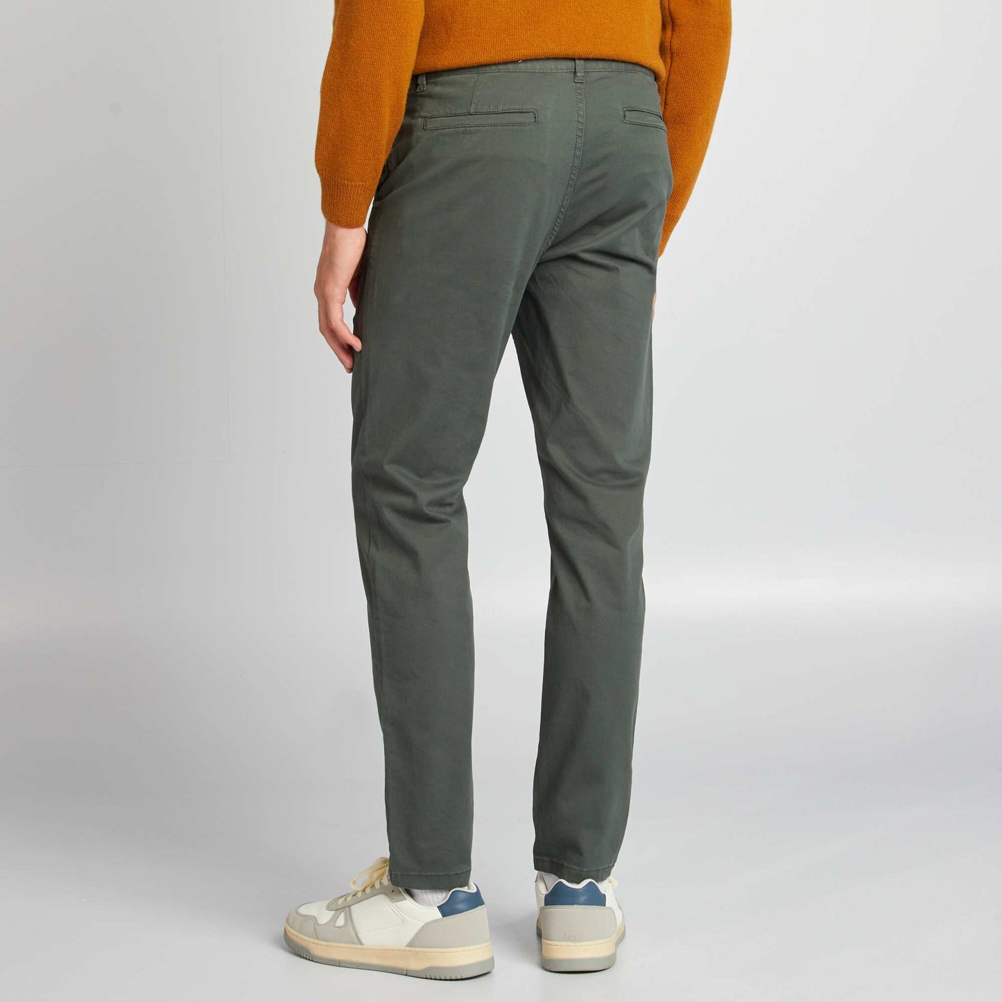 Slim-fit chinos GREEN