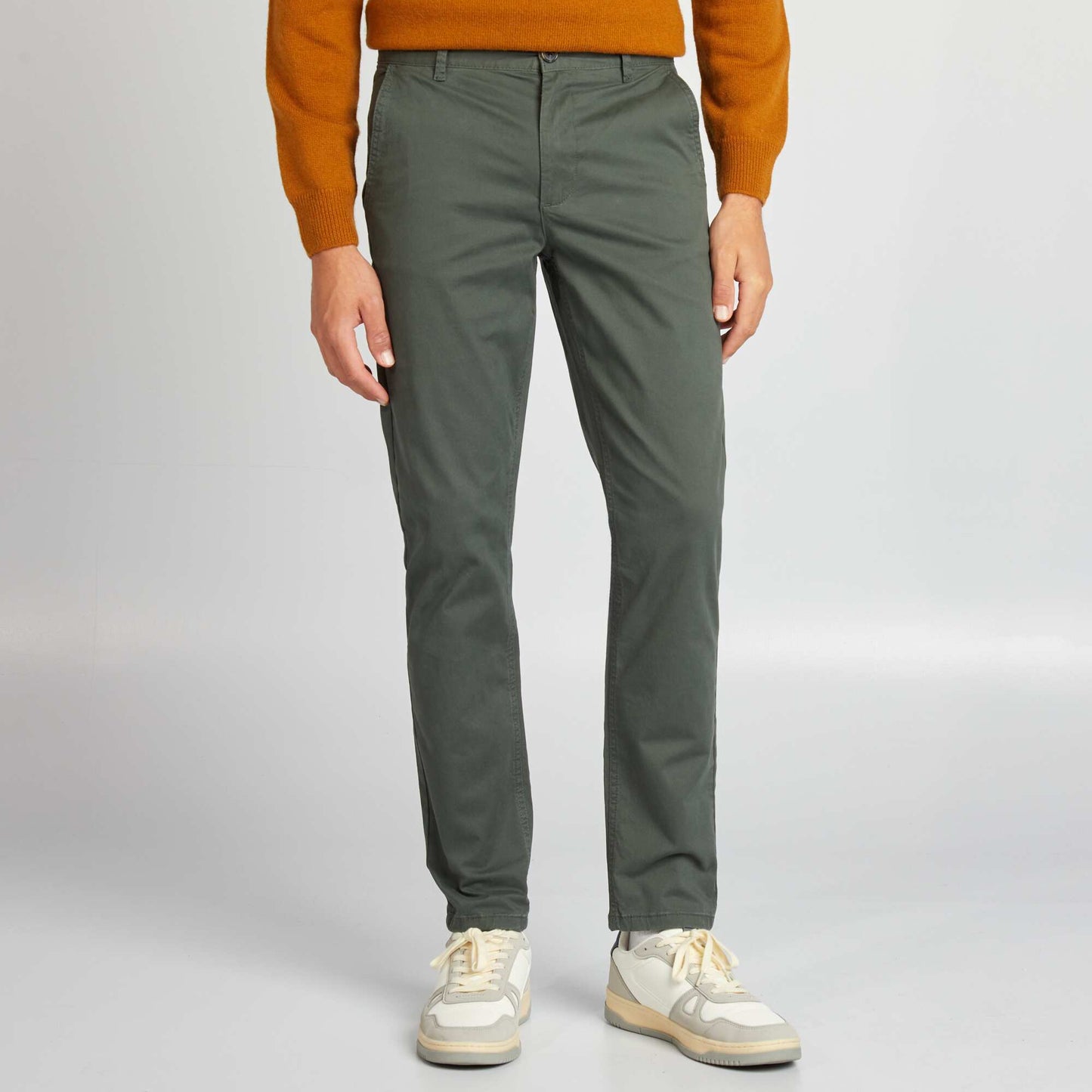 Slim-fit chinos GREEN