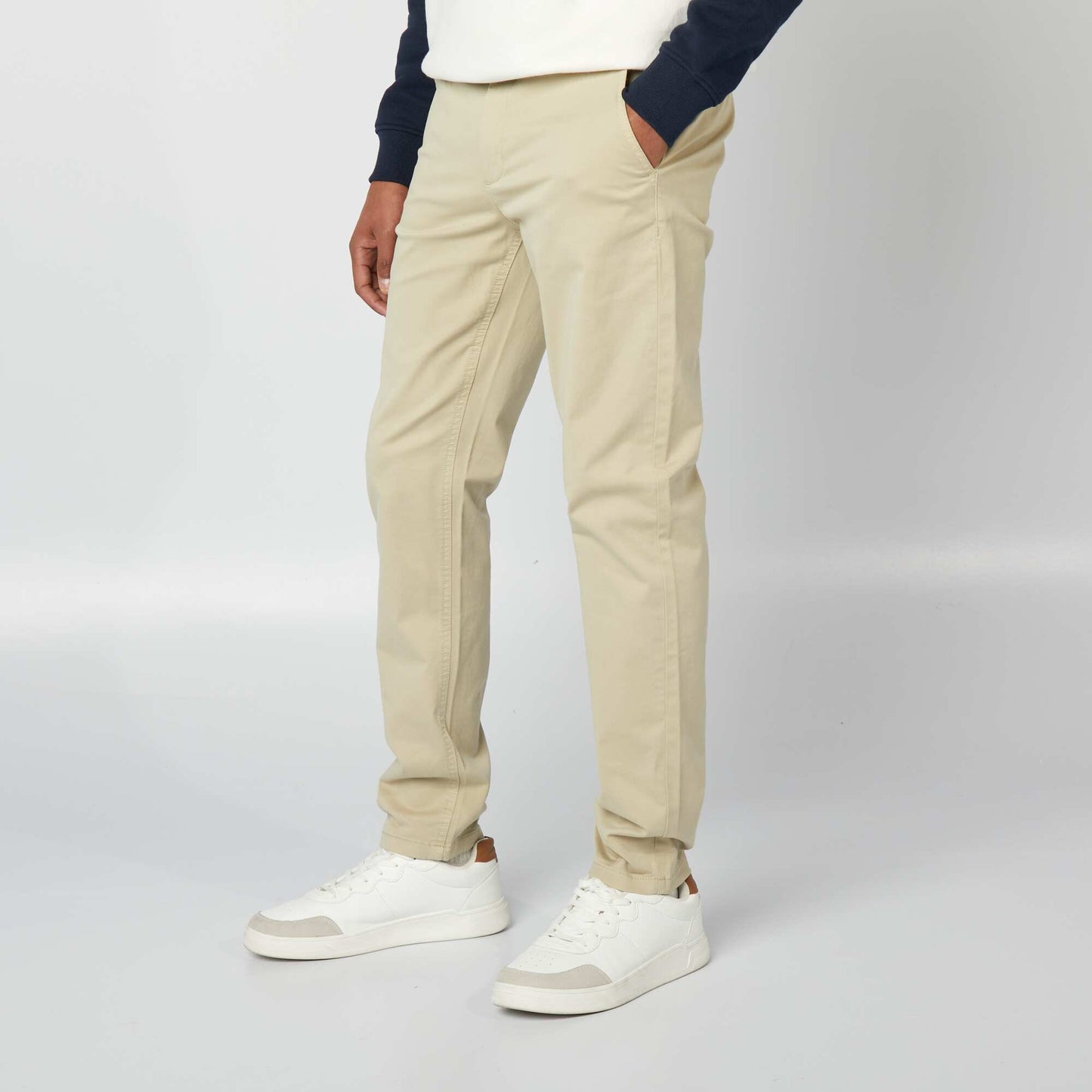 Slim-fit chinos GREEN