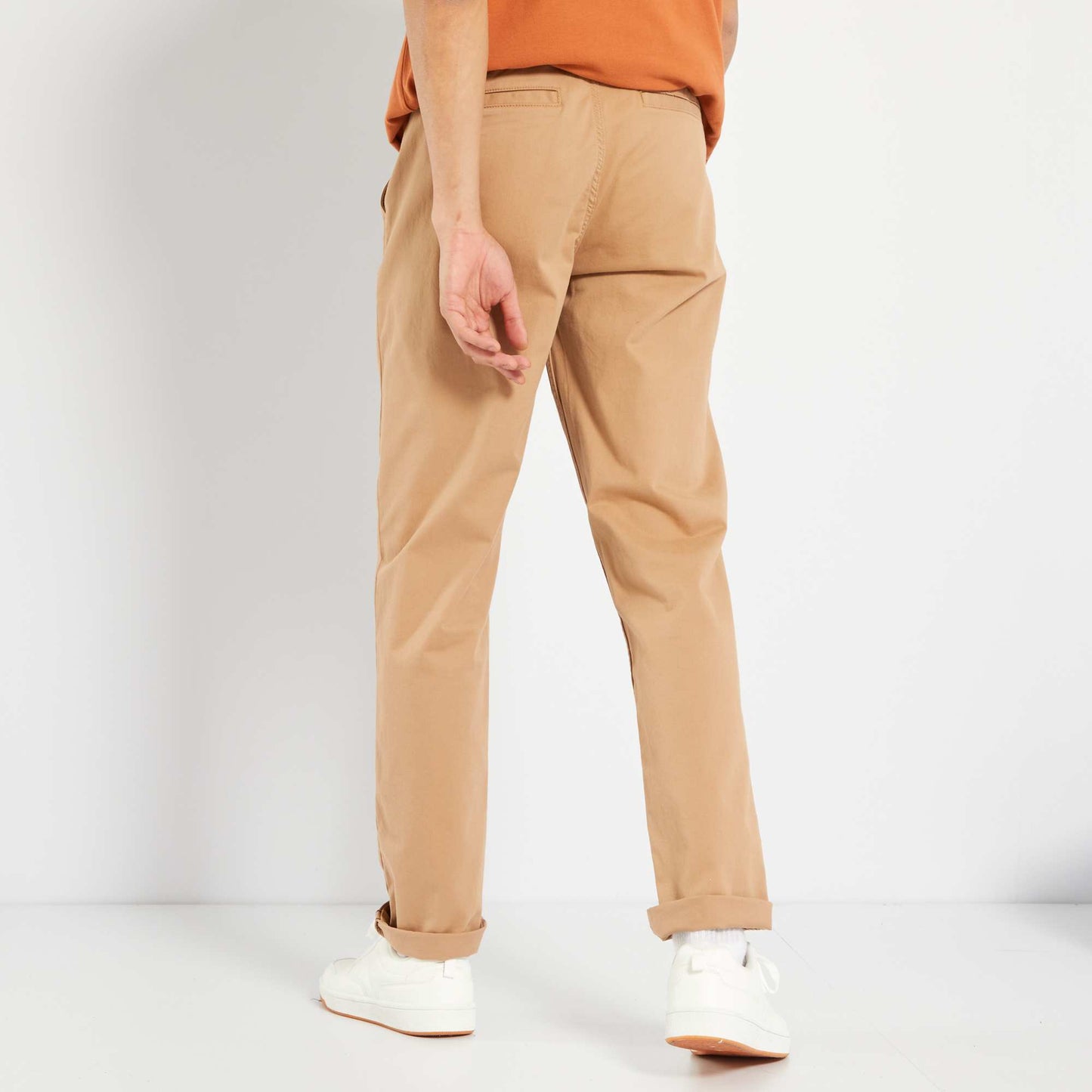 Slim-fit chinos beige