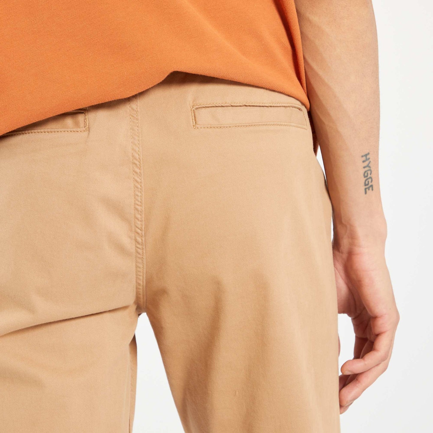 Slim-fit chinos beige