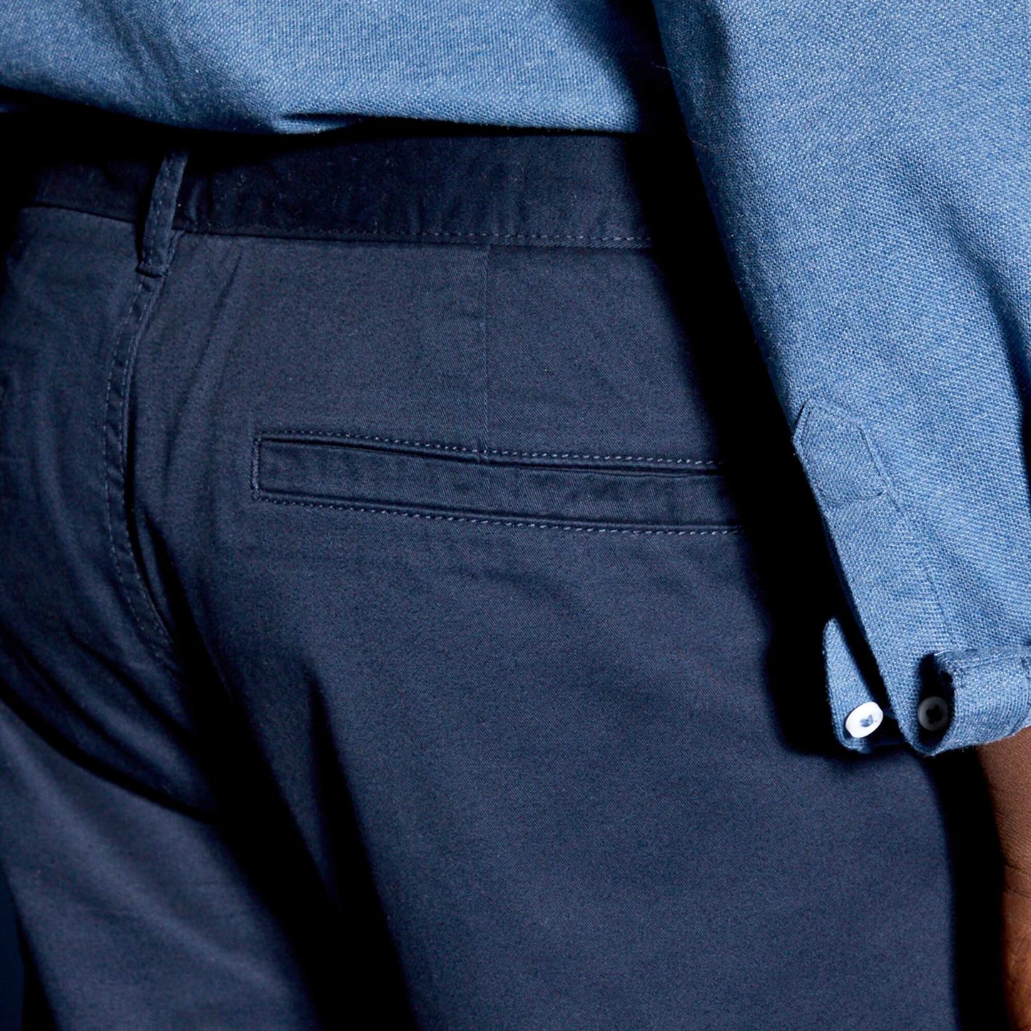 Slim-fit chinos blue