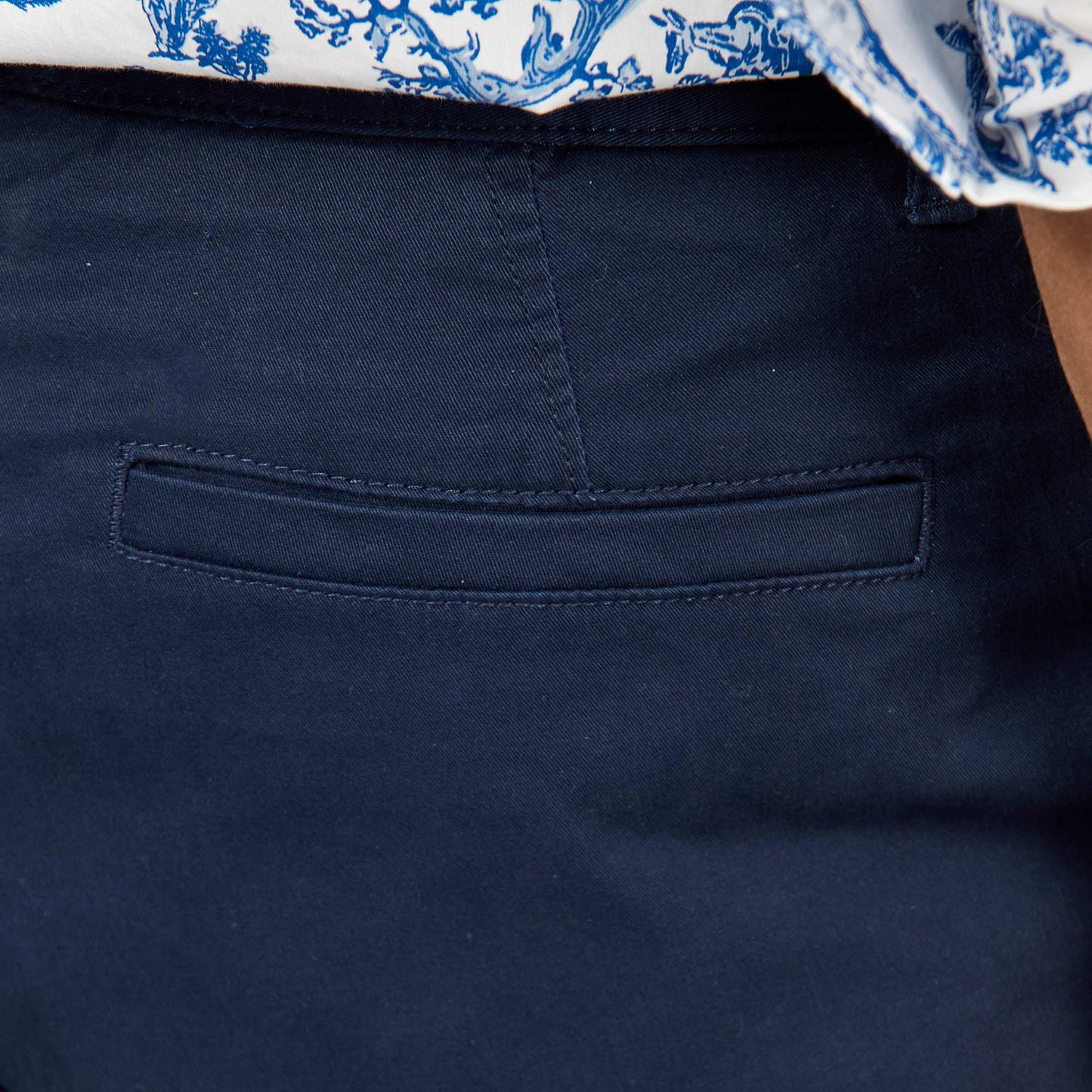 Slim-fit chinos blue