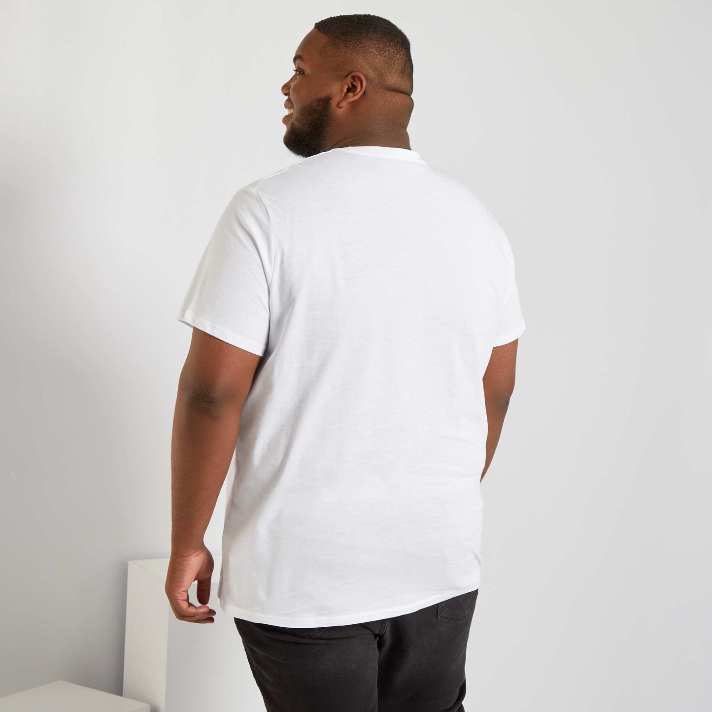 Pure cotton T-shirt White