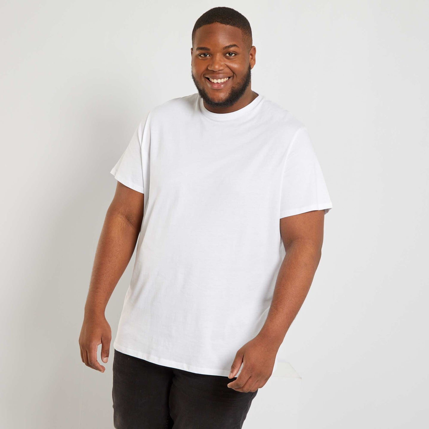 Pure cotton T-shirt White