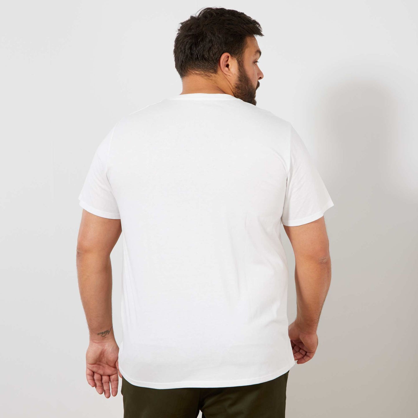 Pure cotton T-shirt White