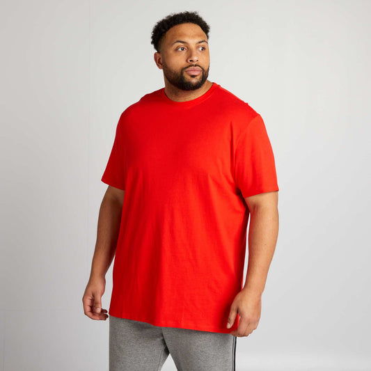 Pure cotton T-shirt RED