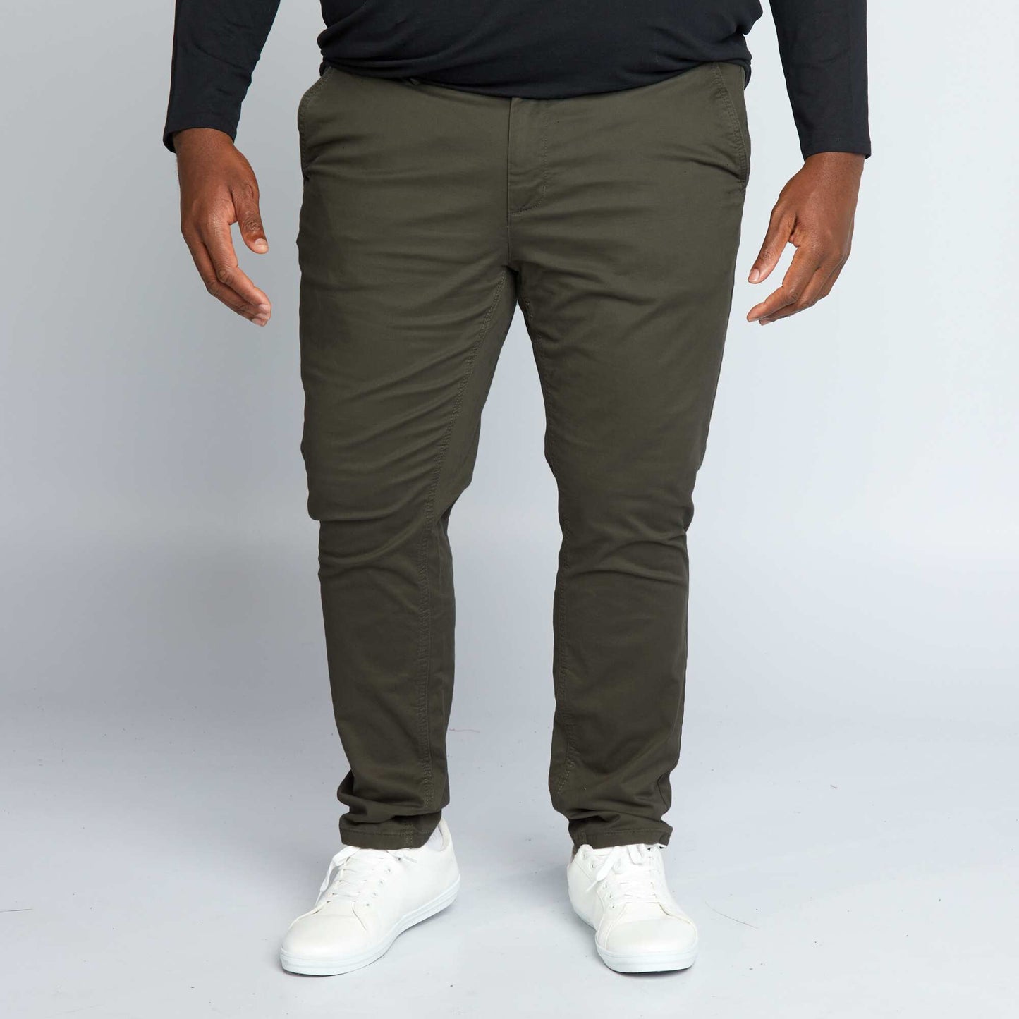 Slim-fit chinos - L32 KHAKI