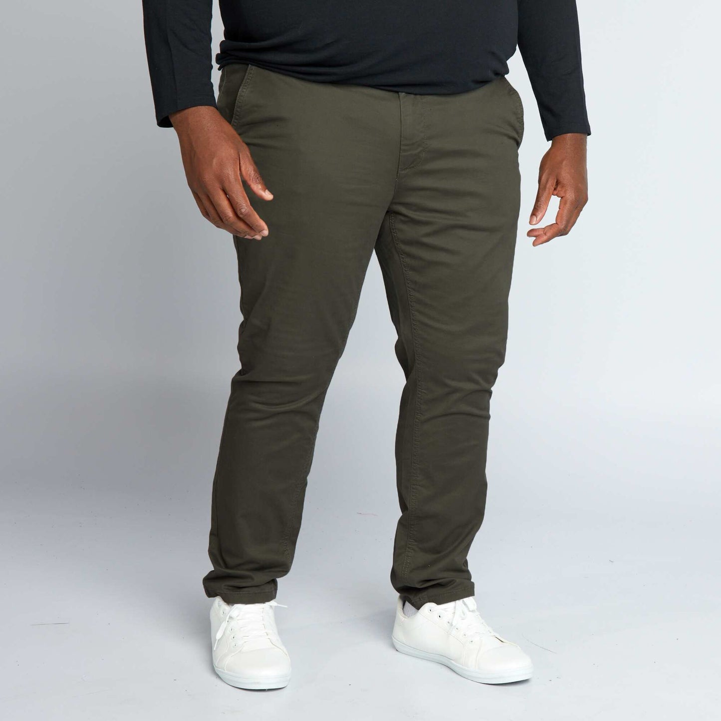 Slim-fit chinos - L32 KHAKI