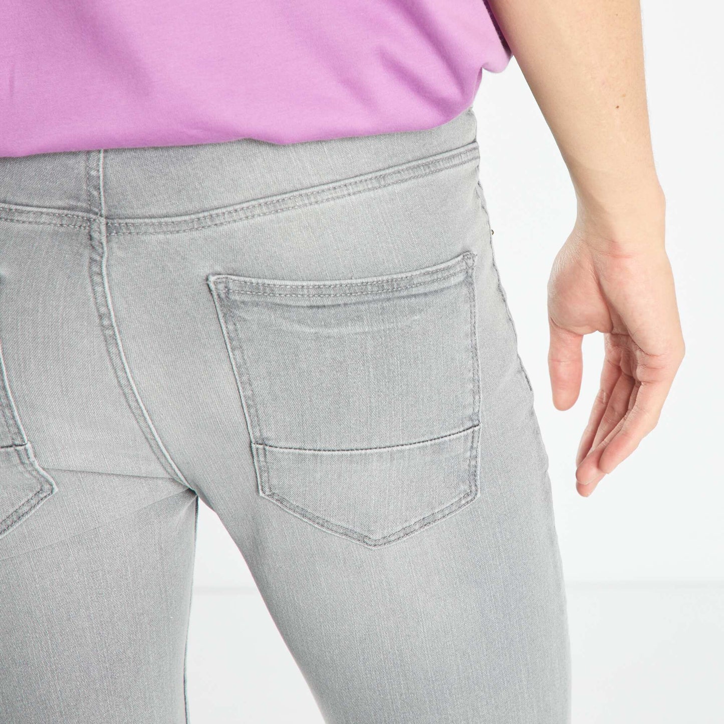 Eco-design skinny jeans GREY