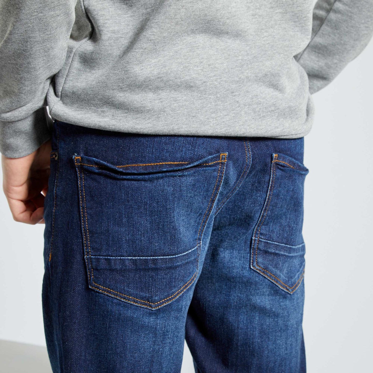 Eco-design slim-fit jeans raw