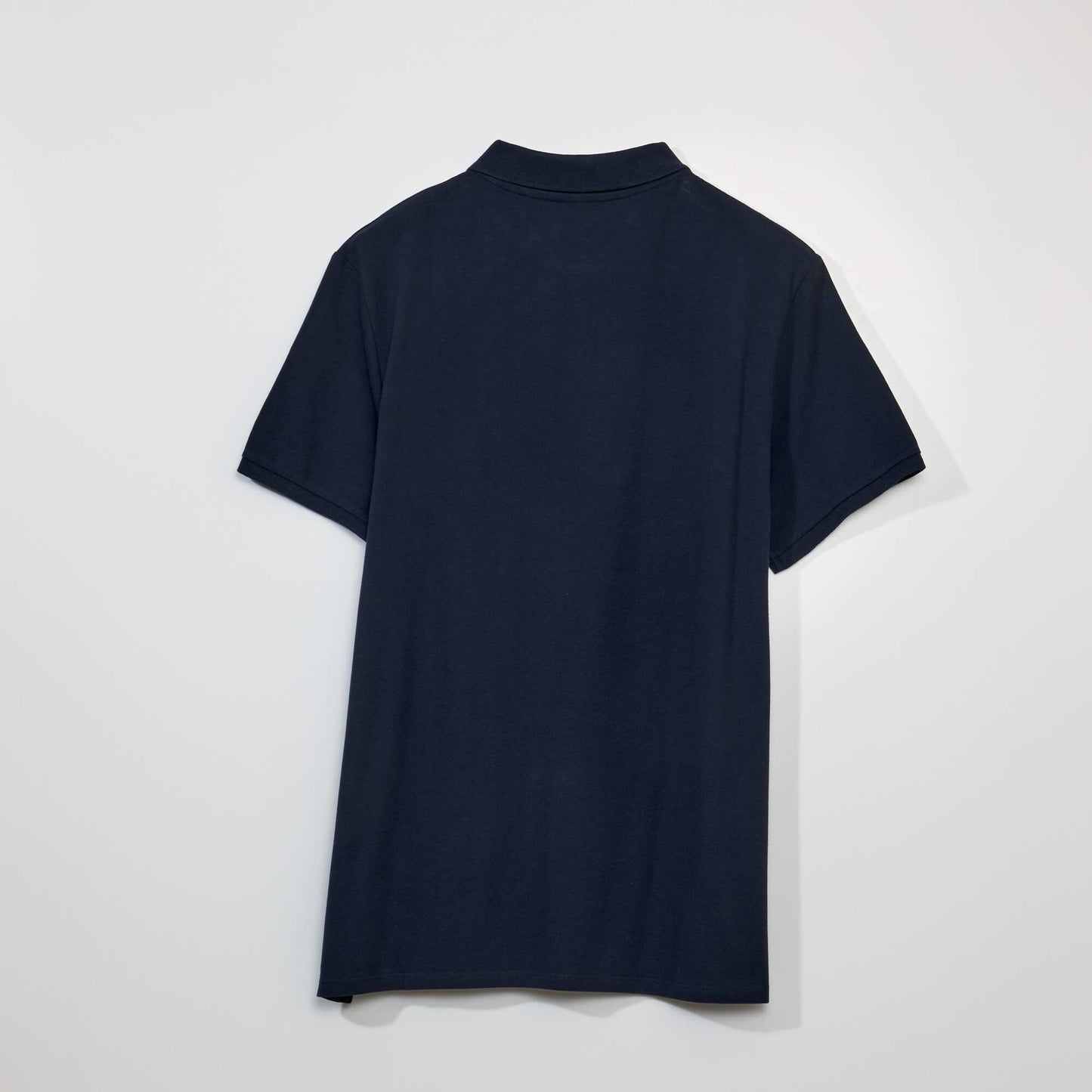 Cotton piqué polo shirt Blue navy