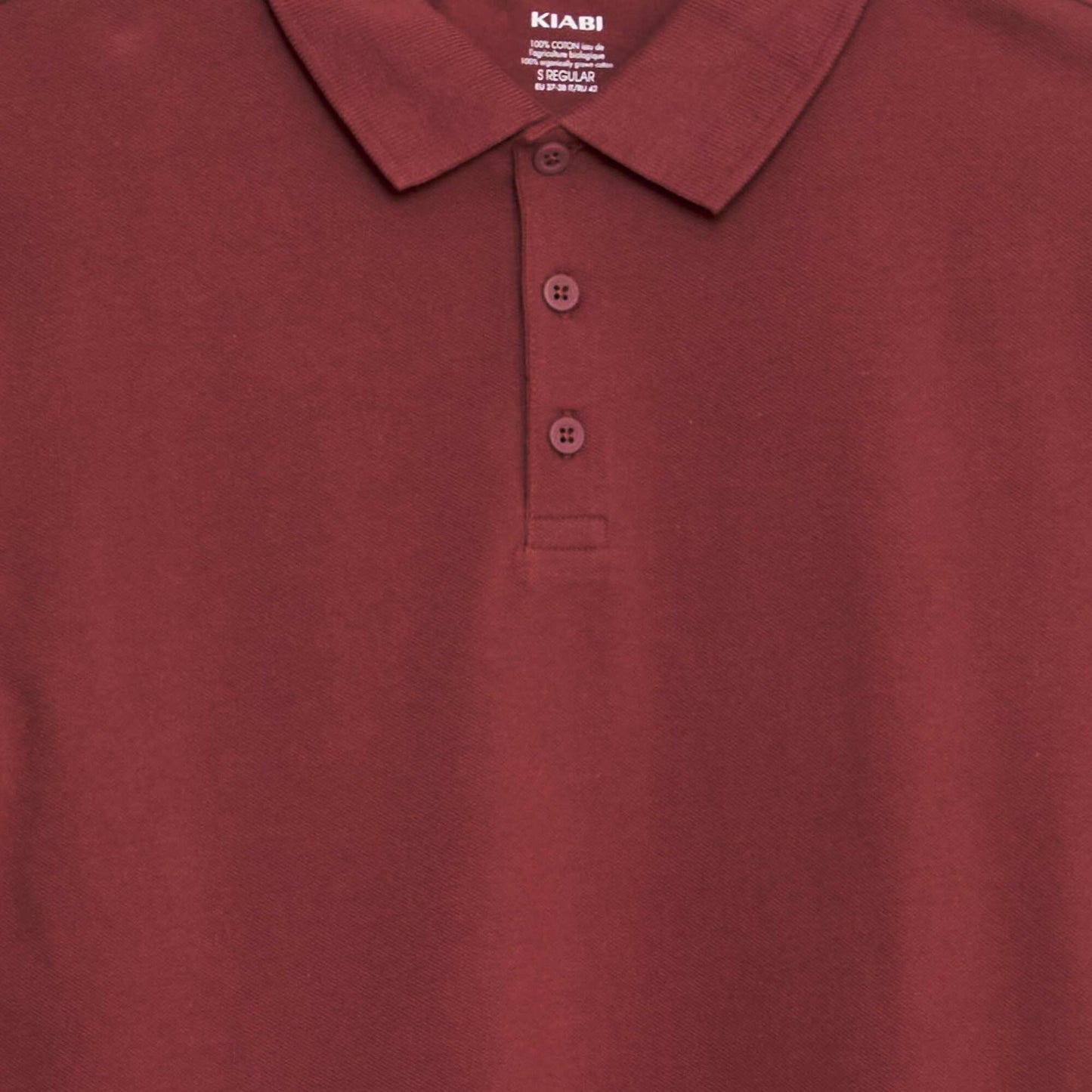 Cotton piqué polo shirt RED