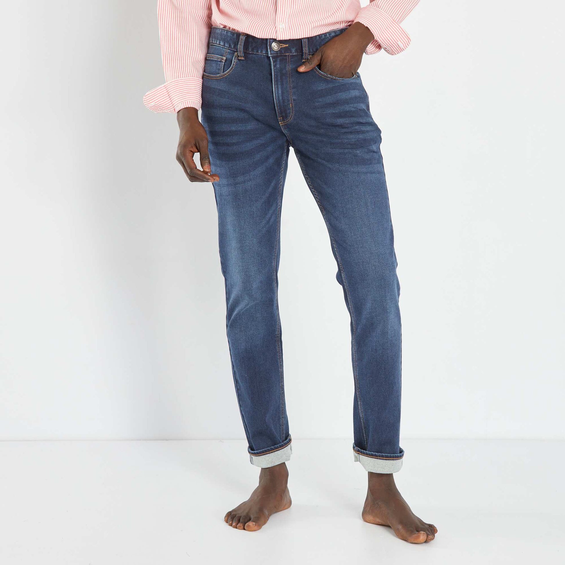 Slim-fit stretch jeans BLUE