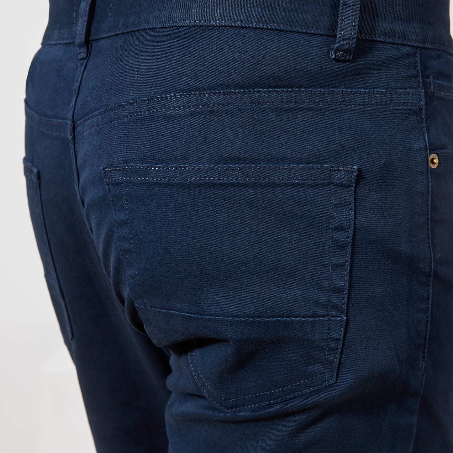 Slim-fit 5-pocket jeans - L32 BLUE