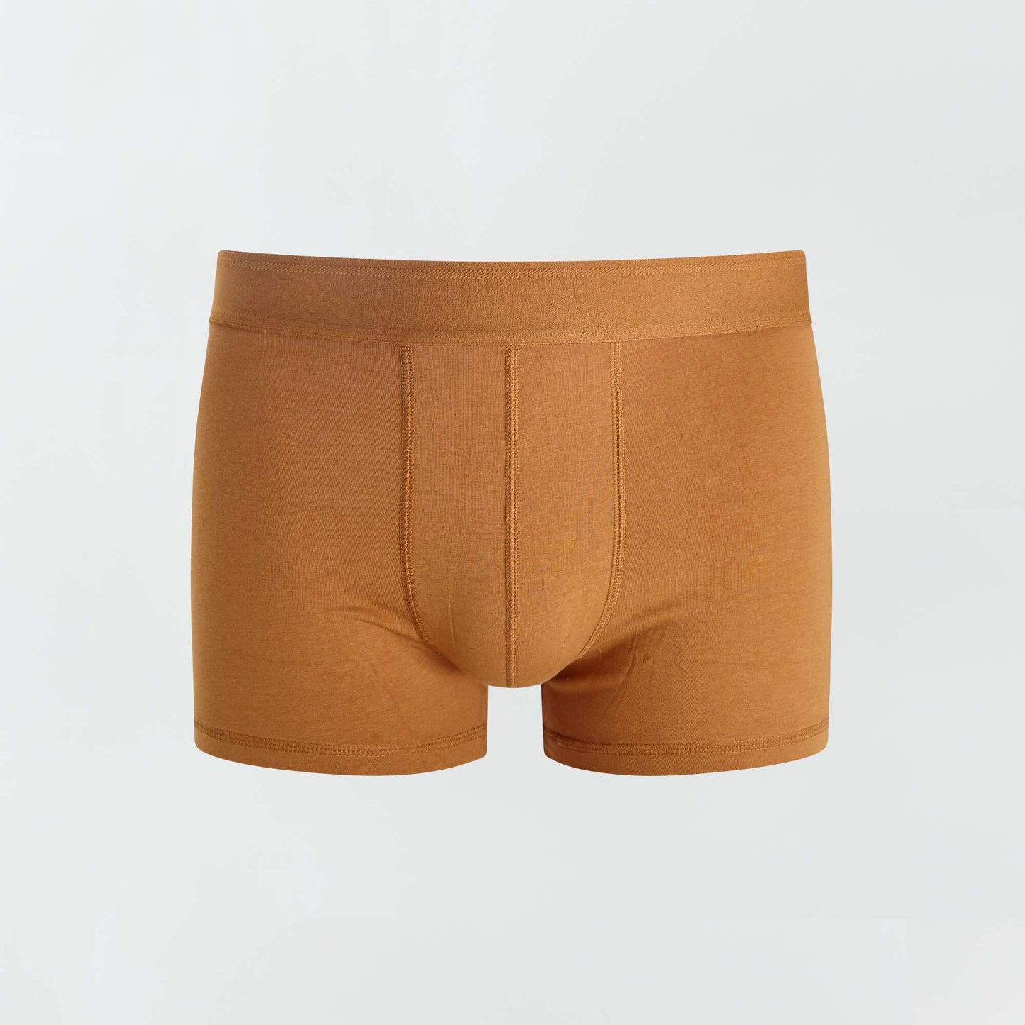 Pack of 3 plain boxers BROWN