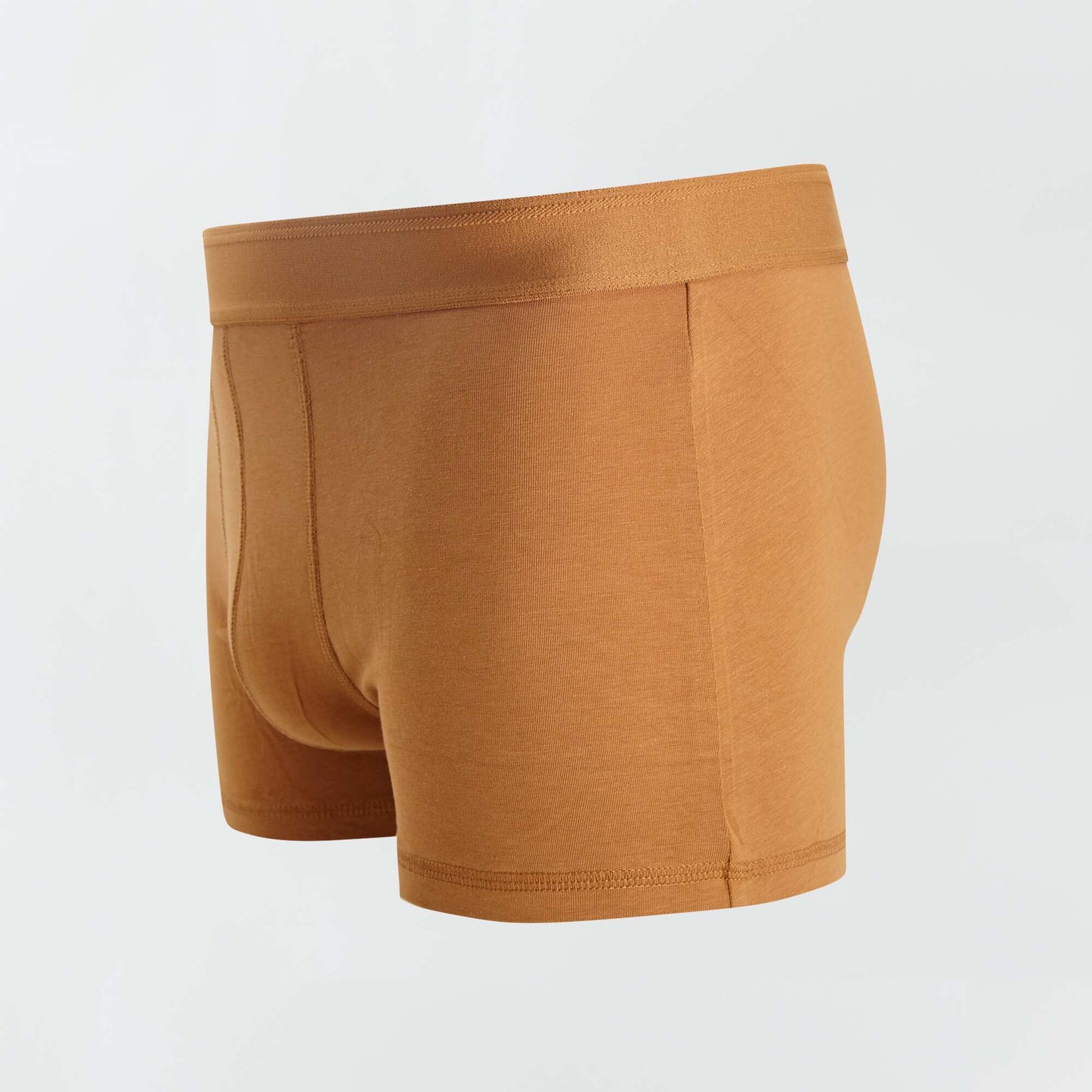 Pack of 3 plain boxers BROWN