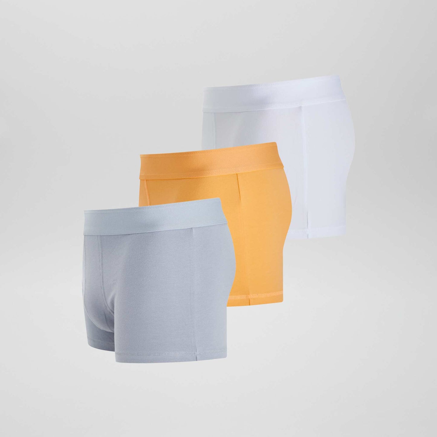 Pack of 3 plain boxers ORANGE