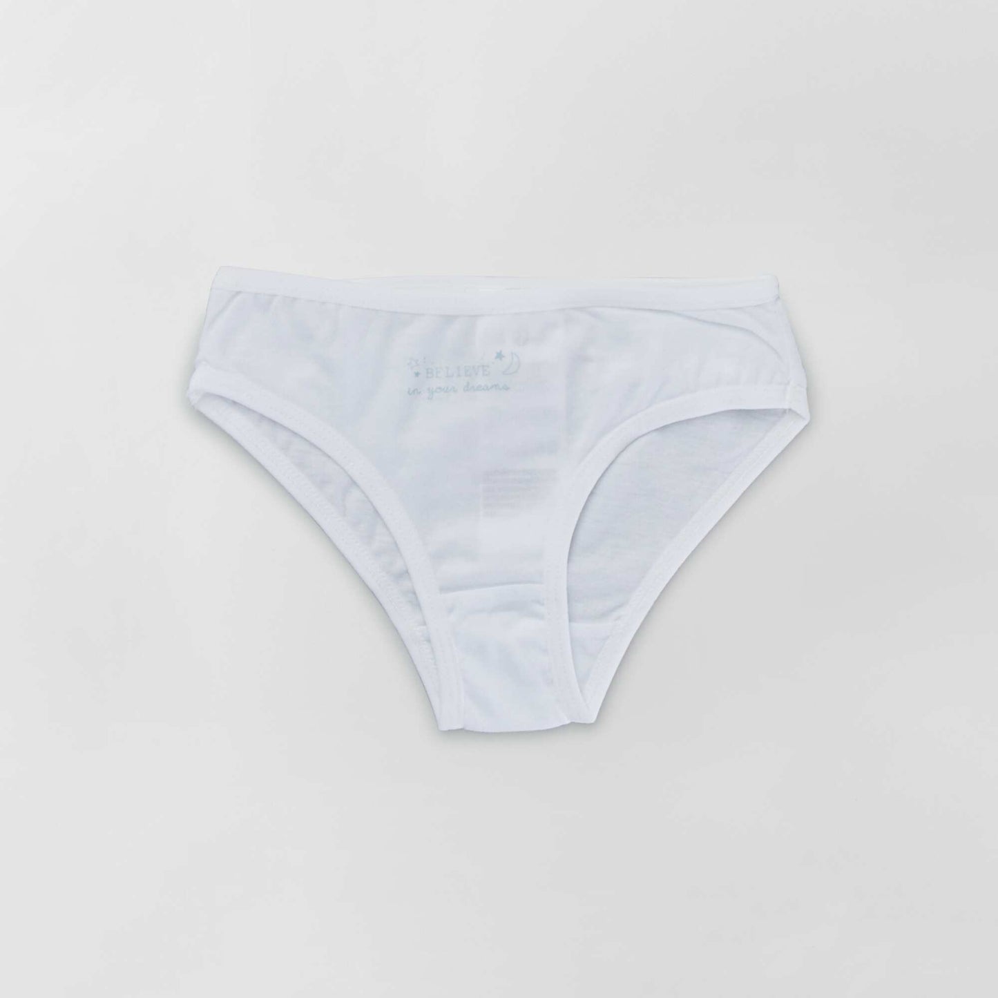 Pack of 7 briefs for each day of the week white