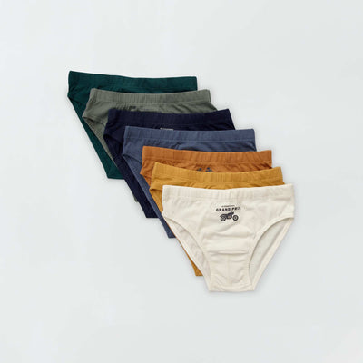 مجموعة من 7 سراويل داخلية للأبطال الخارقين باللون الأخضر